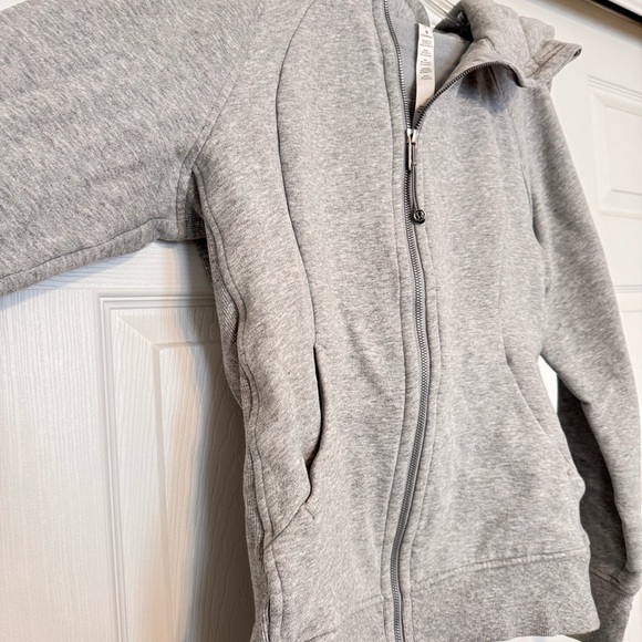 lululemon athletica Scrub Zip Up Hoodie Gray - Picture 2 of 4